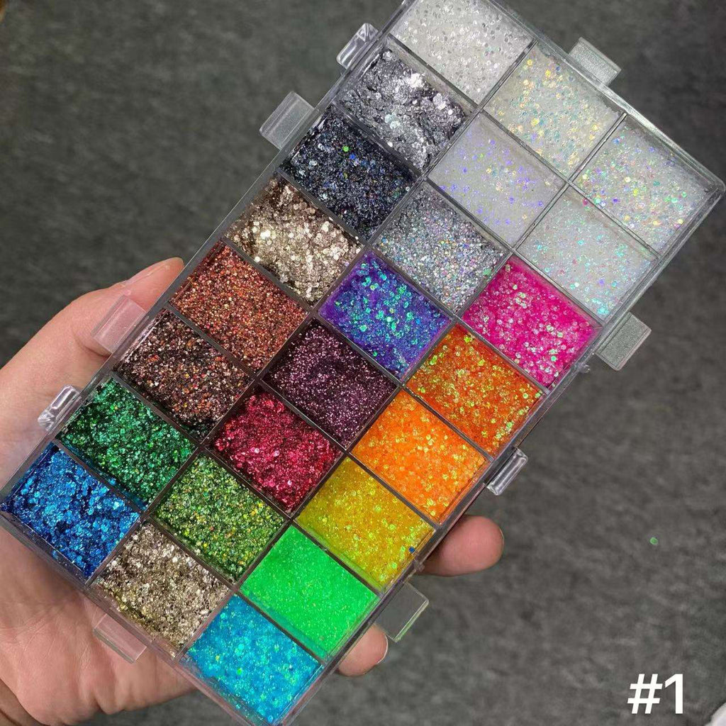 24 Colour Bedazzled Glitter palette