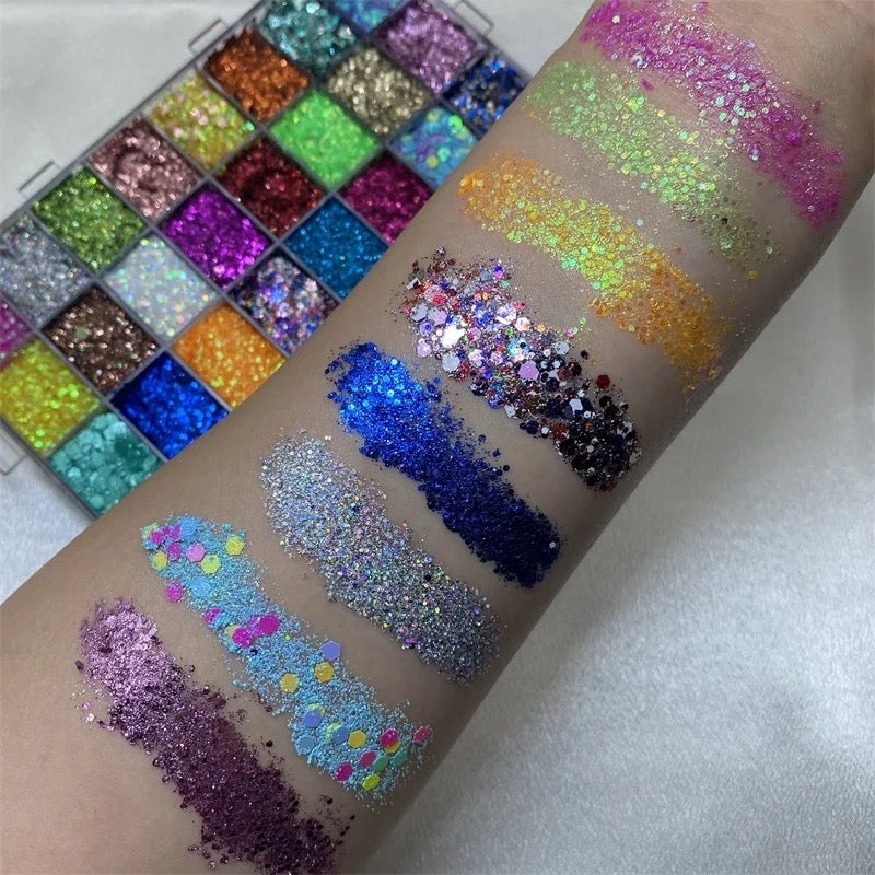 24 Colour Bedazzled Glitter palette