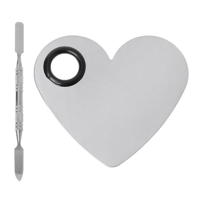 Heart Paint mixing tray and spatula