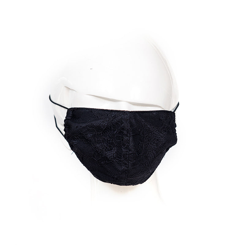 Sequin Masks - BLACK LACE