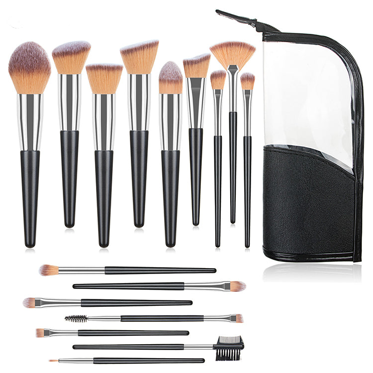 16 Piece Makeup Brush set with storage bag