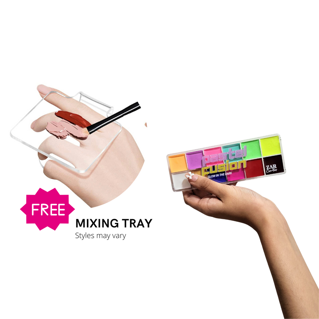12 Colour Pastel Fusion Paint Combo Deal and FREE mixing tray